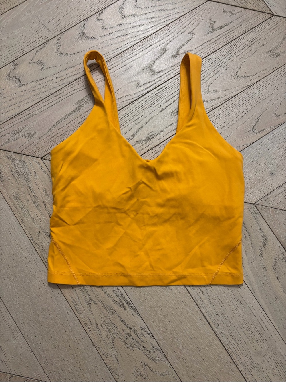 GUC lululemon align tank size 6 in tangerine
